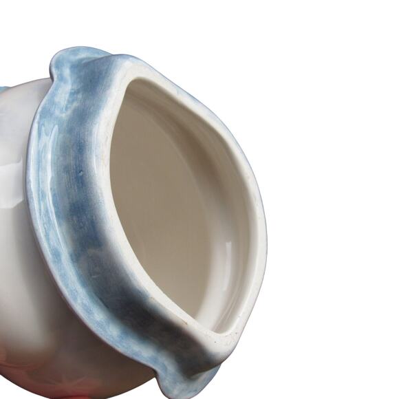 APPLETREE BEAR COOKIE JAR BEARY MERRY CHRISTMAS SNOWFLAKE SNOWMAN - Picture 5 of 9